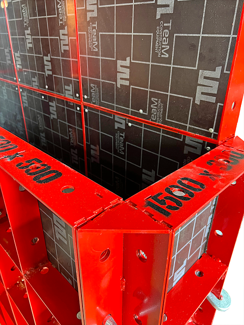 Мелкощитовая опалубка (МЩО) щит линейный 1200×550 фото 4