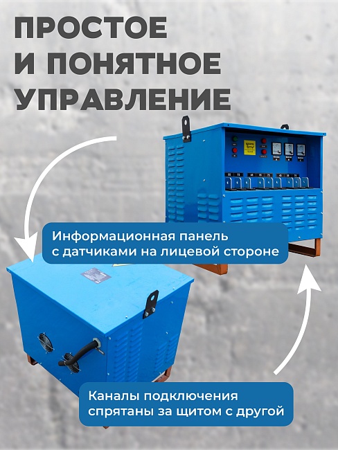 Трансформатор для прогрева бетона Промышленник ТСДЗ-80/0,38 фото 6