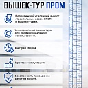 Вышка-тура Промышленник ВСП Пром 1.6×2.0, 17.2 м фото 9