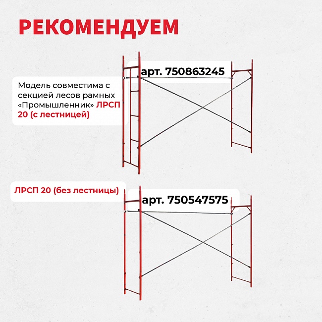 Рама с лестницей ЛРСП 20 фото 5