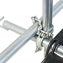 Хомутовые оцинкованные леса (комплект) фото 2