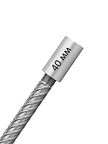 Купить Муфта с цилиндрической резьбой для стыковки арматуры 40 мм