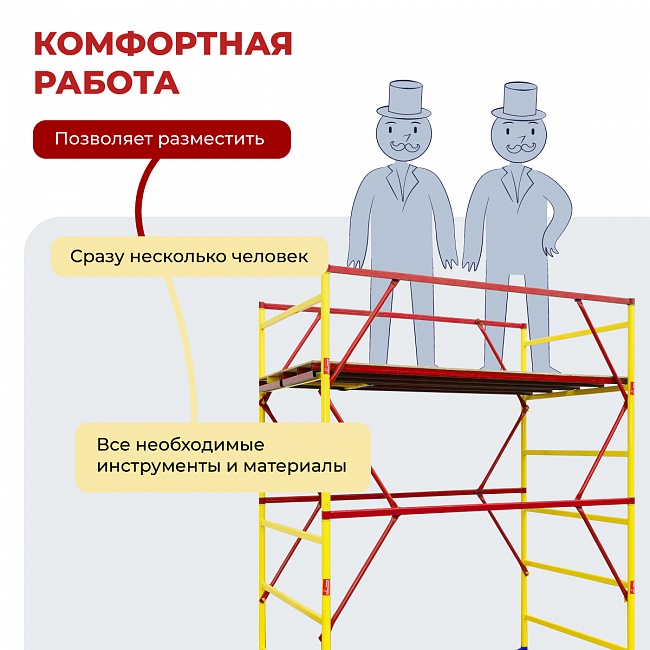 Вышка-тура Промышленник ВСЭ 1.2х2.0, 3.6 м ver. 2.0 фото 7