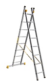 Купить Лестница двухсекционная Alumet Ал 9208