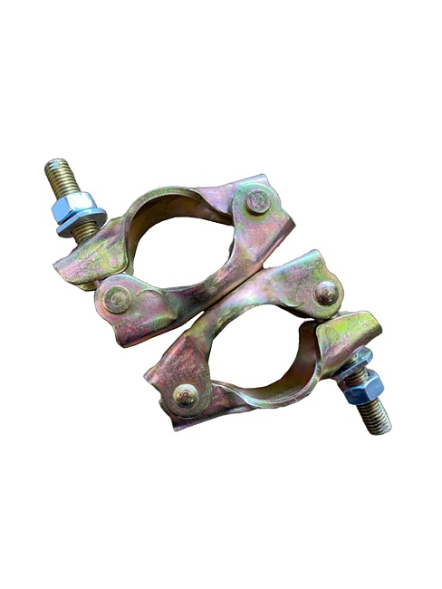 Хомут поворотный 48х48 мм, штампованный фото 2